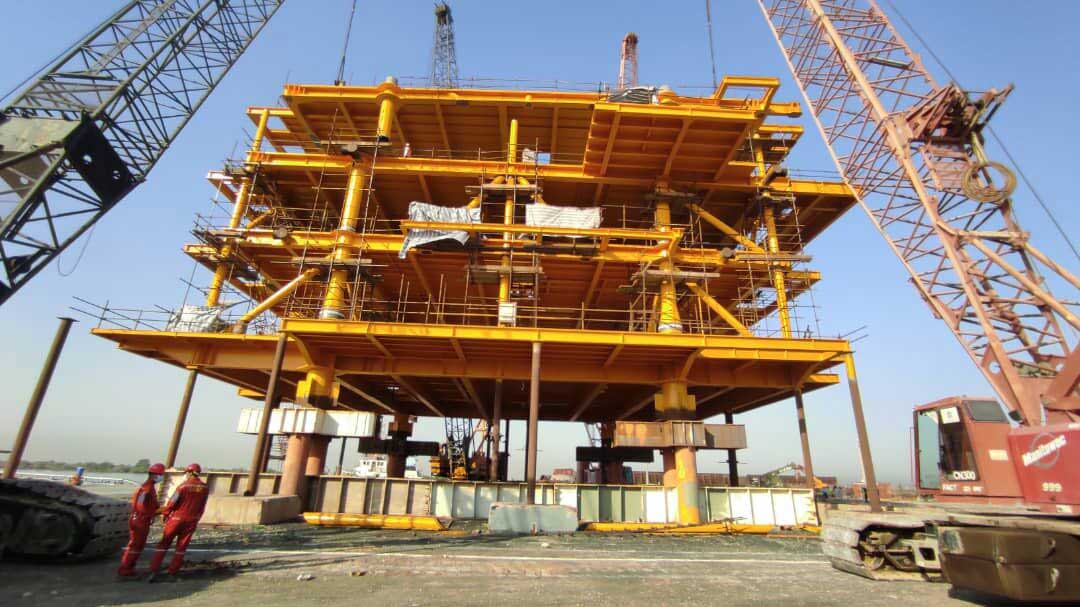 152-ton Topside of Forouzan Offshore Platform Installed